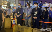 【831事件14個月】市民到太子站外獻花 警員到場戒備