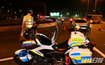 處理車禍後離開 將軍澳兩警車相撞