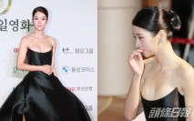 【露北半球】徐睿知谷胸行紅地氈 失手露乳貼