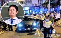 許智峯稱被跟蹤遭汽車撞腳 警籲報案人主動聯絡錄口供