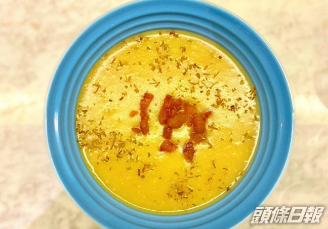 Bosco仲煮了豆乳馬鈴薯濃湯。