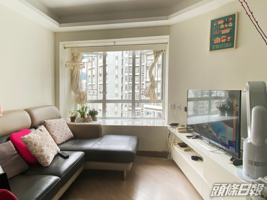 麗港城34座中高層B室,實用面積522方呎。