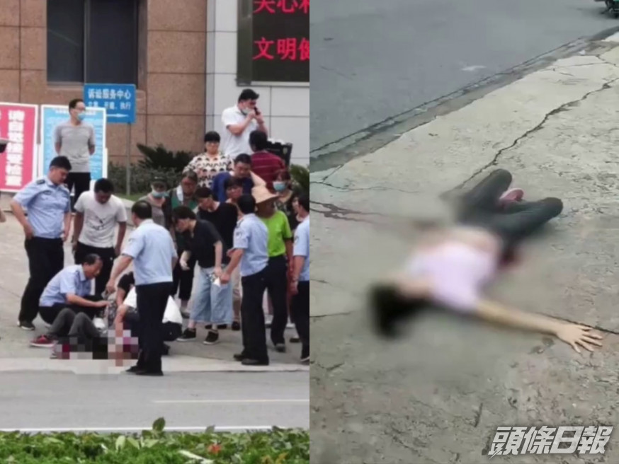 江蘇男法院門口捅死離婚妻子,妻子姐姐也被捅傷。(網圖)