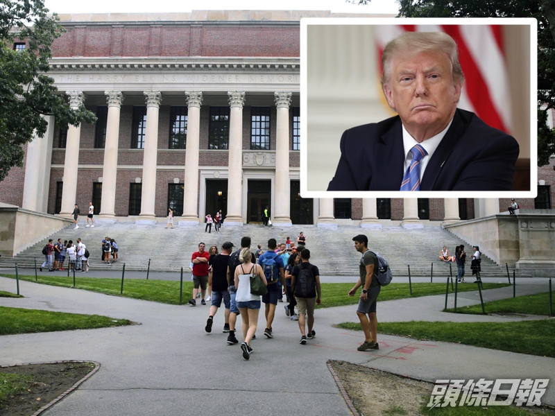 哈佛大學秋季所有課程改為網上教學,特朗普批評是「荒謬」決定。 AP