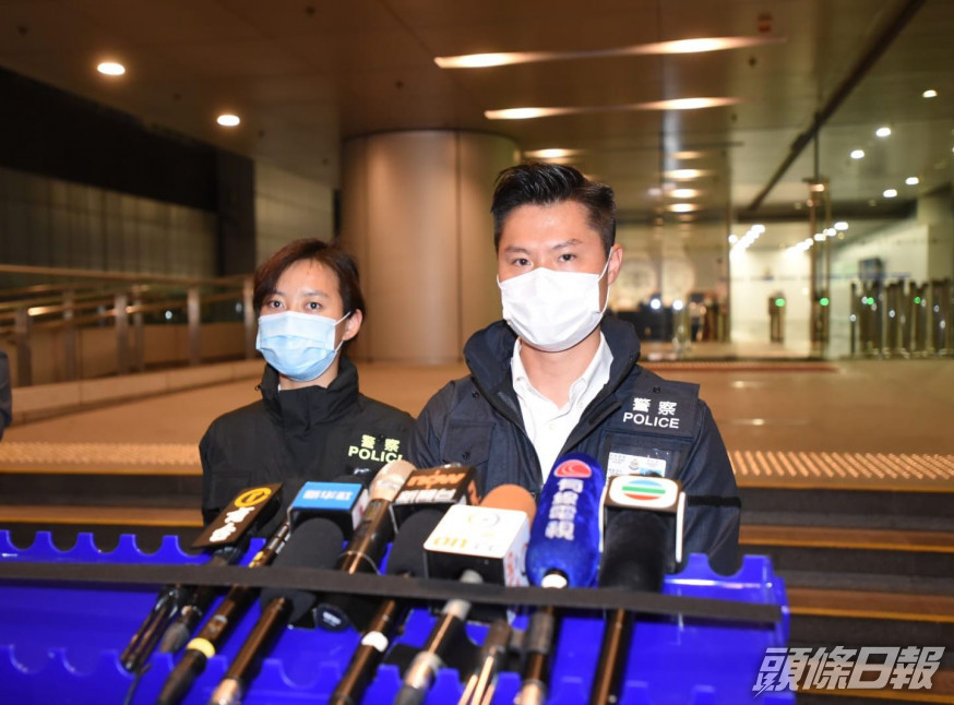 警方交代案情。