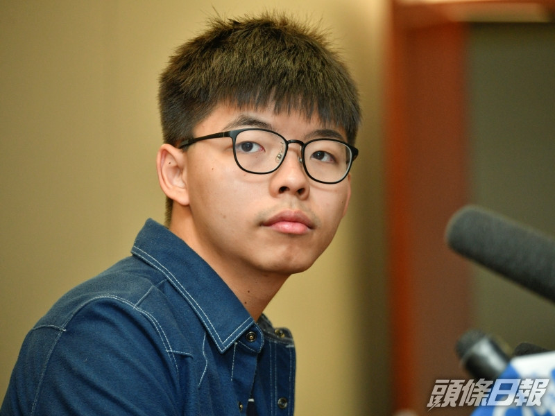 香港眾志創辦人黃之鋒。資料圖片