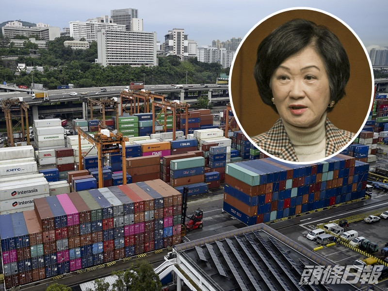 葉劉認為香港對美國的貿易多屬轉口相信影響輕微。