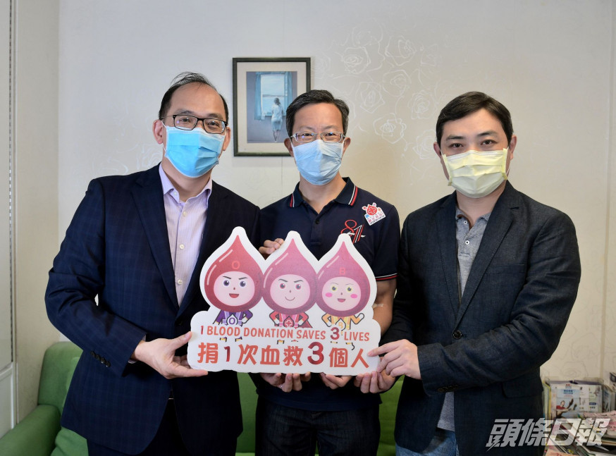 左起:李卓廣、林哲玄、香港優才及專才協會主席駱勇。