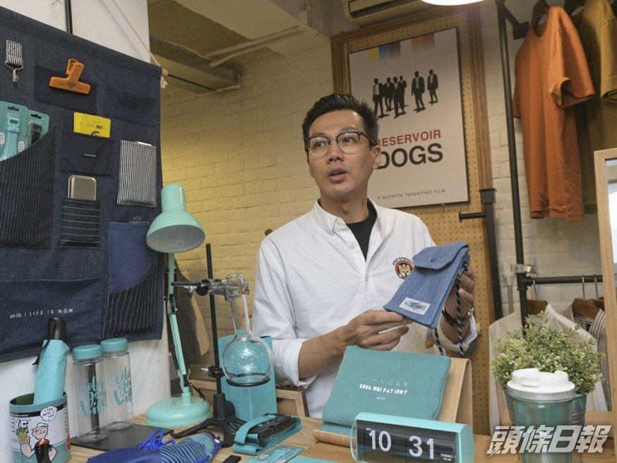 ad-lib創辦人陳志山今年初回流香港設自動化生產綫,加快產品設計速度。 陳浩元攝