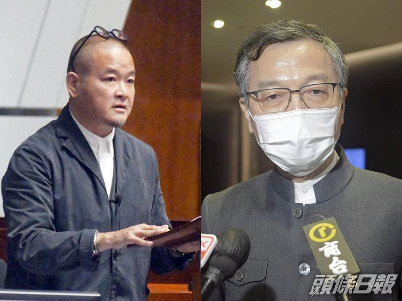 邵家臻(左)及林正財(右)。資料圖片
