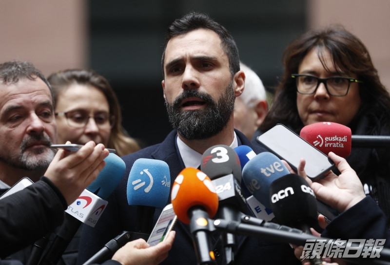 西班牙加泰羅尼亞自治區議會議長托倫特。AP