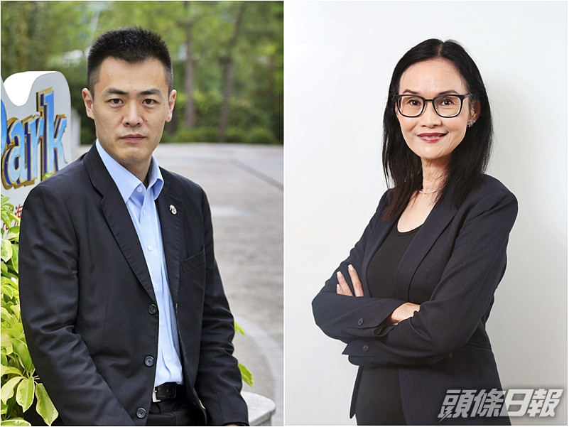 海洋公園歡迎劉鳴煒任董事局主席,同時宣布陳善瑜(右)為下任行政總裁。資料圖片