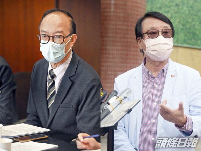 馬逢國(左)與葉慶寧(右)。