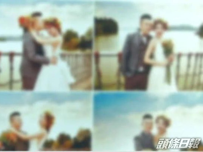 準人夫收婚紗照 驚見新郎不是我。網圖