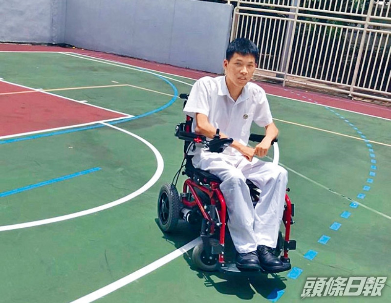 曾有「北區小飛魚」之稱的應屆考生邱梓霖。