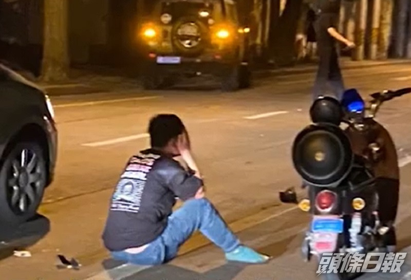 上海昨日發生持刀傷人案件。網上圖片