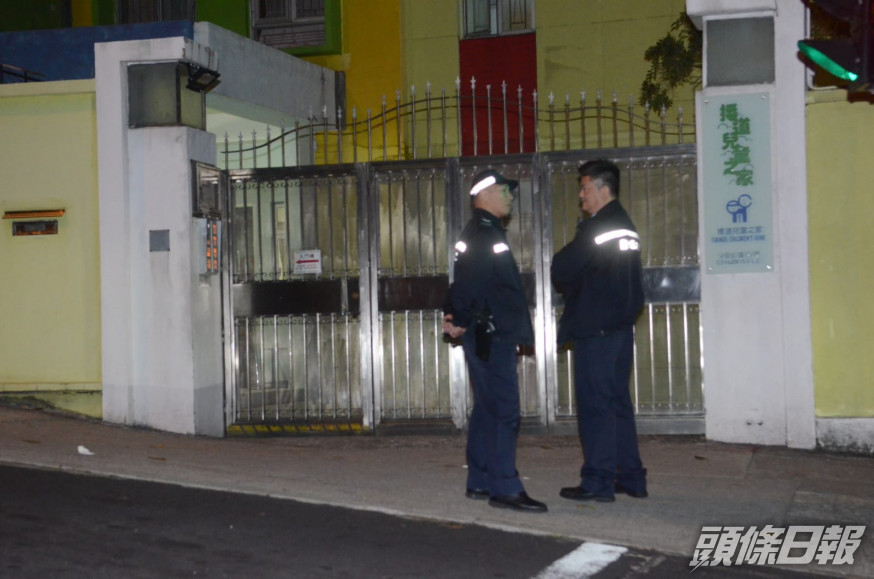 女嬰當晚被棄在兒童之家門外。資料圖片