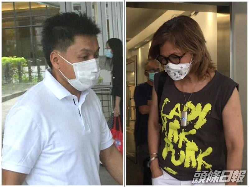 黎駿豪(左)及證人高小燕(右)。