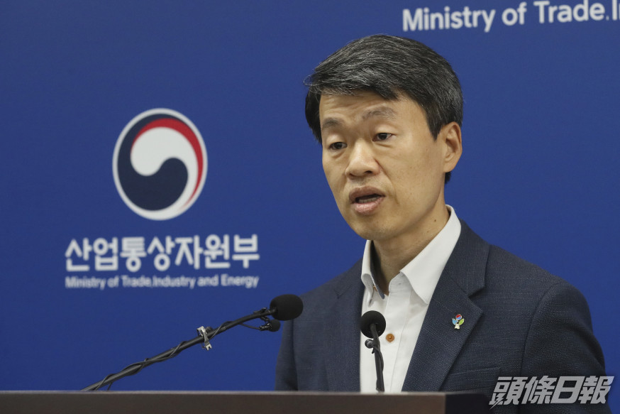 韓產業通商資源部貿易投資室長羅承植表示日本政府沒有解決問題的意思。AP