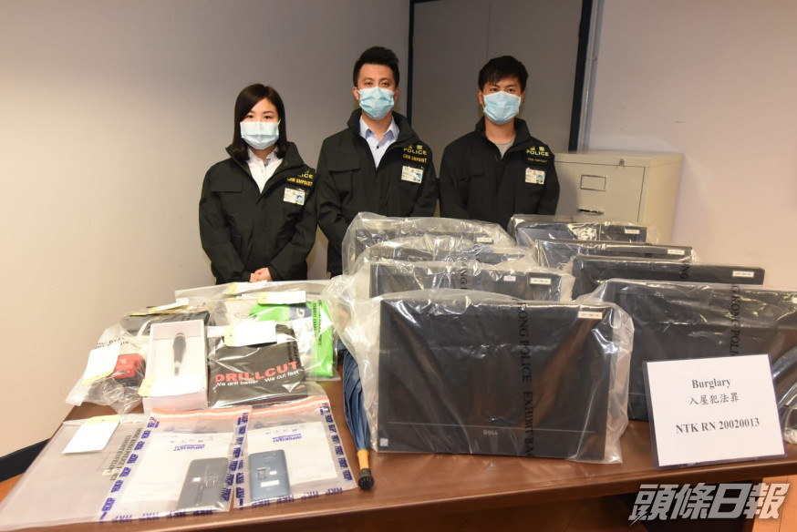警方拘捕兩名男子涉及至少6宗爆竊案。