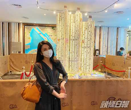 林作女友裕美以八百萬首置身份購入將軍澳新盤兩房單位作投資用途。