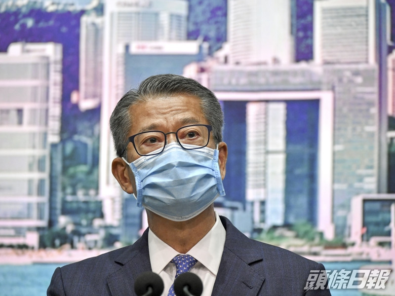 財政司司長陳茂波表示,政府會捍衞聯繫匯率制度,相信國家會提供支持。資料圖片