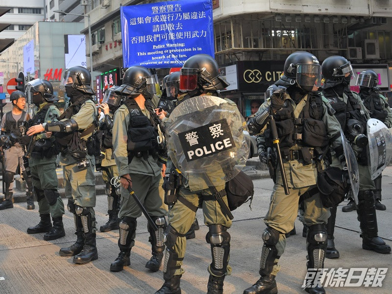 聲明指香港警隊會繼續打擊罪惡為己任。資料圖片