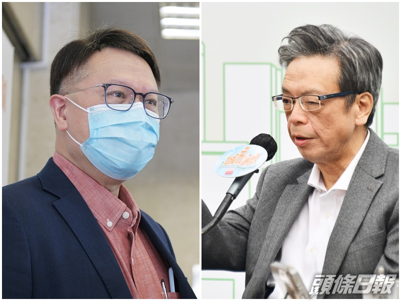 許樹昌(左)及梁子超(右)。資料圖片