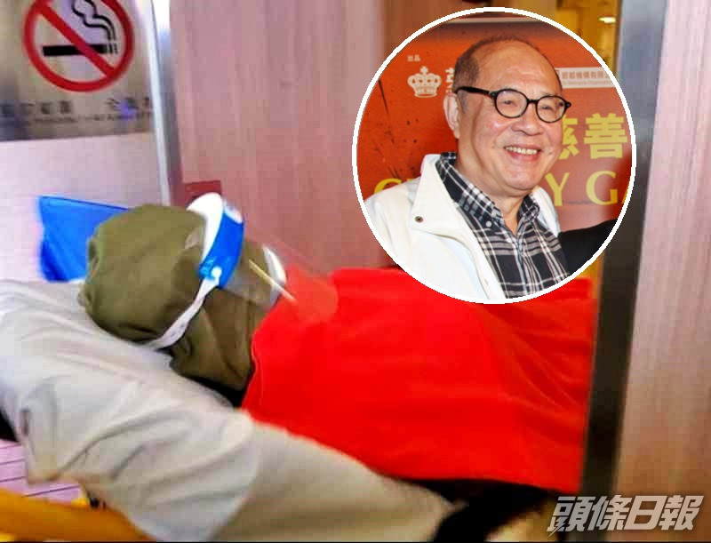 岑建勳(小圖)指女兒只是身體不適。