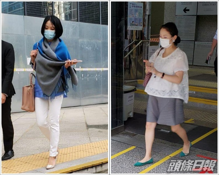 被告梁嘉彰(左)及胡天縱(右)。蕭文軒攝