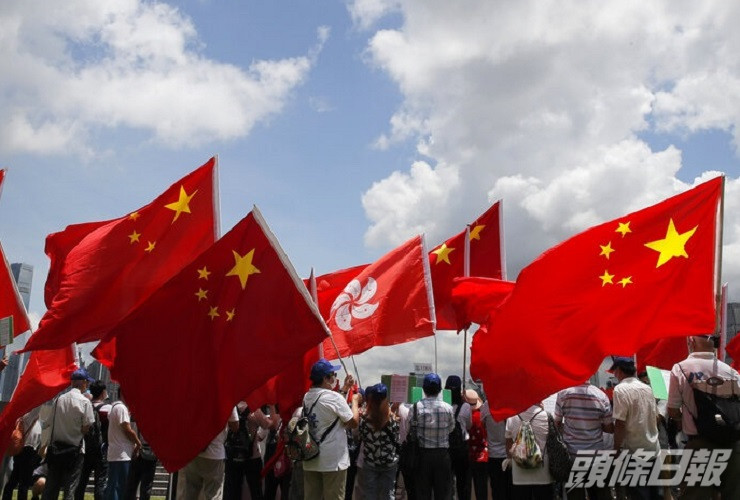 港澳辦強調絕不允許任何外部勢力利用香港進行危害中國國家安全和香港繁榮穩定的活動。AP資料圖片