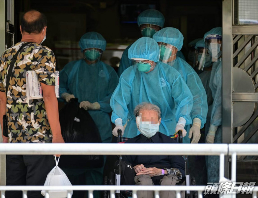 隆亨長者之家出現爆發情況,院友需撤離。