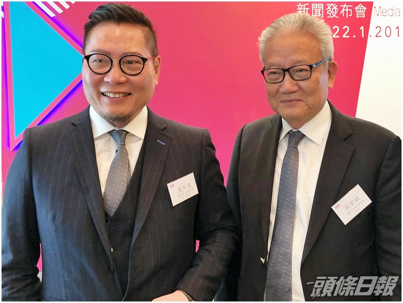 史立德(左)、吳宏斌。資料圖片