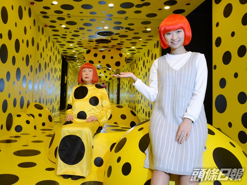 草間彌生藝術主題展區。資料圖片