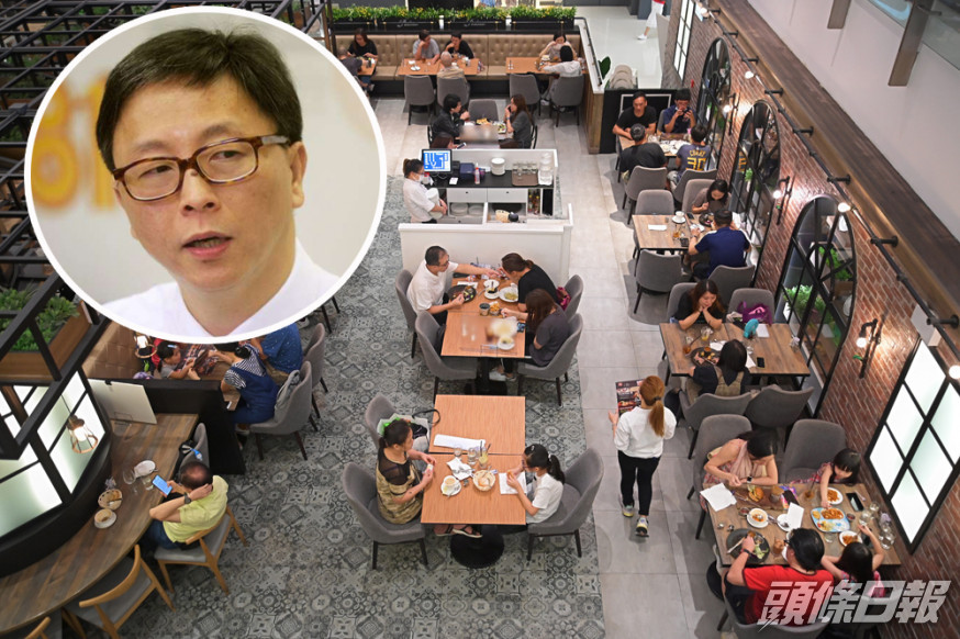 何栢良指食環署已經正式發出餐飲處所檢查清單,包括加強通風及隔板要求等,呼籲食肆跟從。 資料圖片