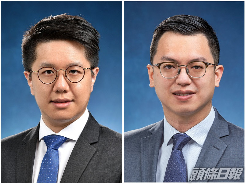 何啟明(右)、葉俊廉(左)。