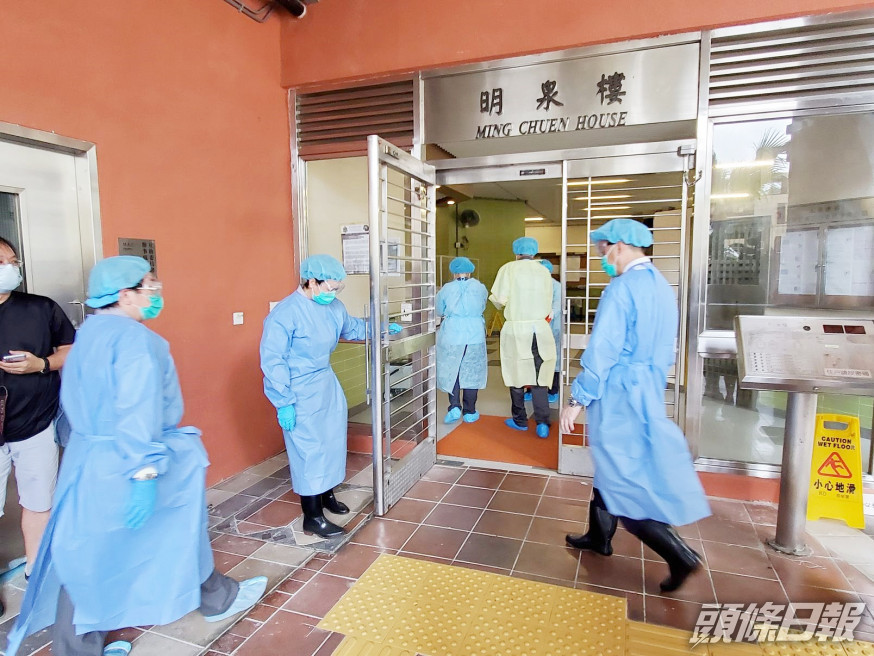 暫不撤離明泉樓居民 張竹君:將在水泉澳邨商場及街市派樽