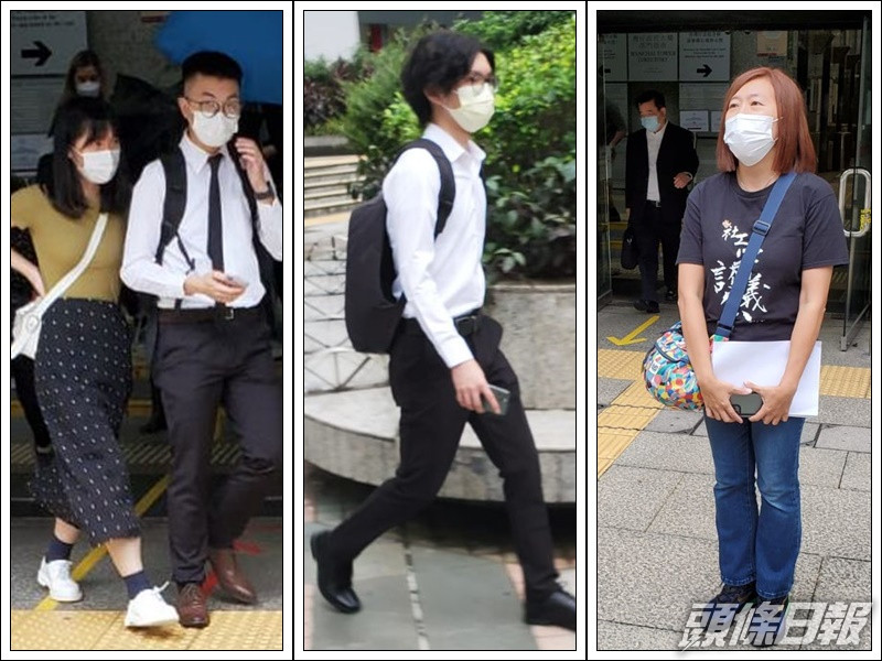 由左至右:余德穎、莫嘉晴,龔梓舜及陳虹秀。