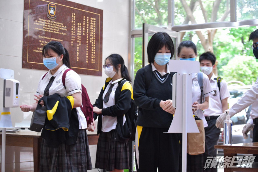 高中跨境生今日第二日復課。 資料圖片