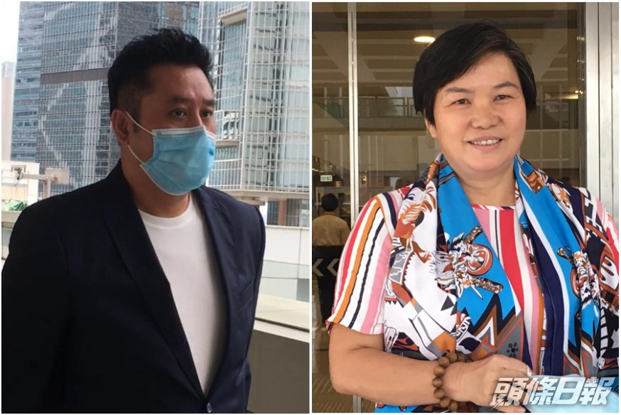 左為原告麥長青(資料圖片)、右為被告黃美芳(劉曉曦攝)。