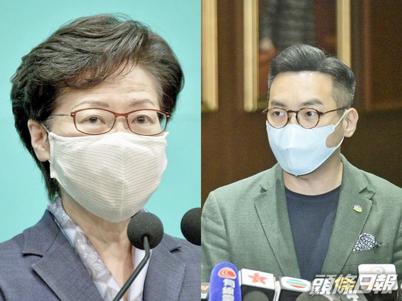 楊岳橋質疑,林鄭月娥拒絕質詢是沒有膽量。資料圖片
