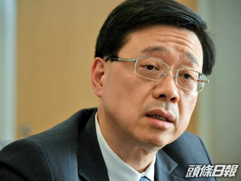 李家超指社會暴力是否和條例有關,由公眾判斷。資料圖片