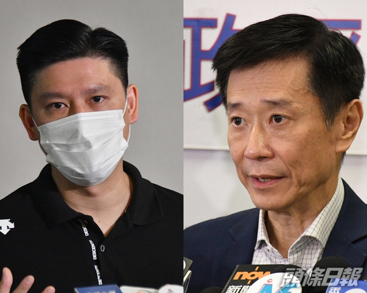 譚文豪(左);姚思榮(右)。 資料圖片