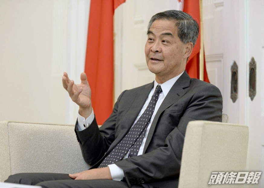 前行政長官梁振英。 資料圖片