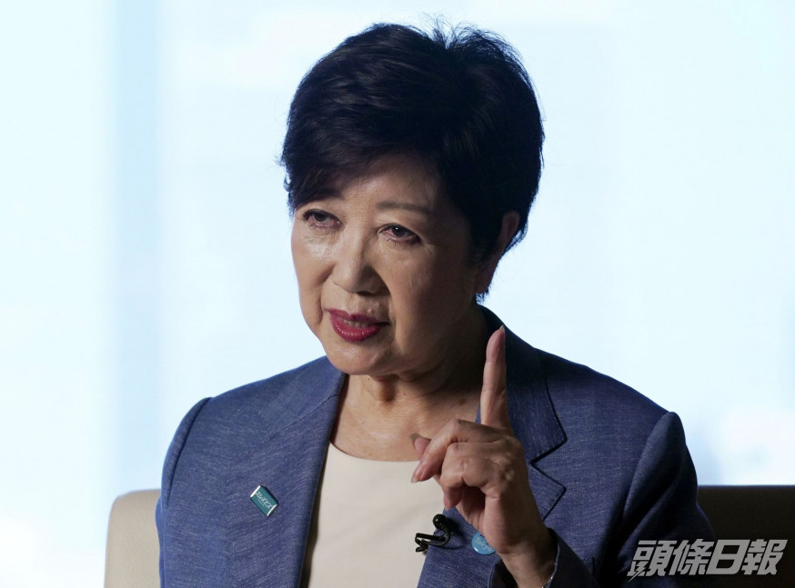 小池百合子成功連任。AP