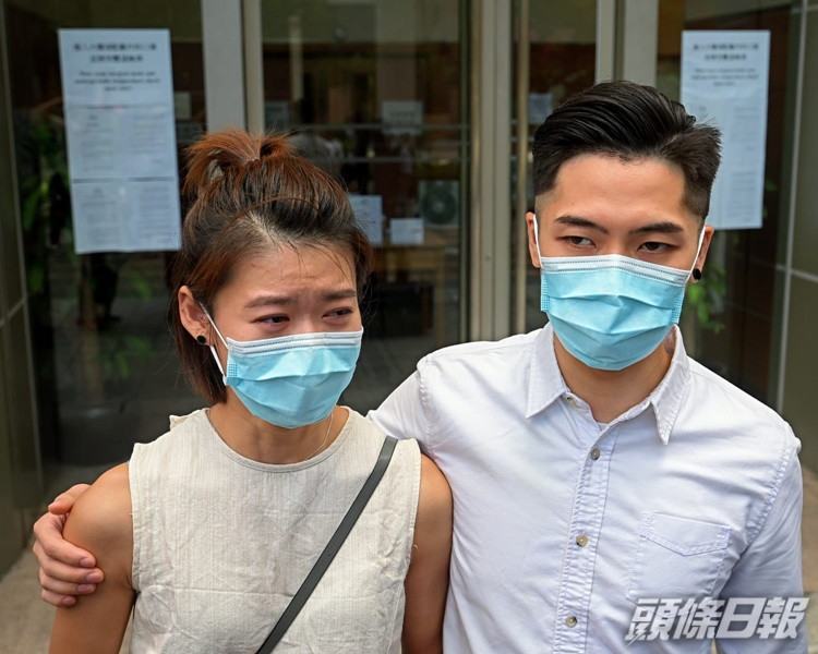被告利尚㝦(右)與未婚妻。