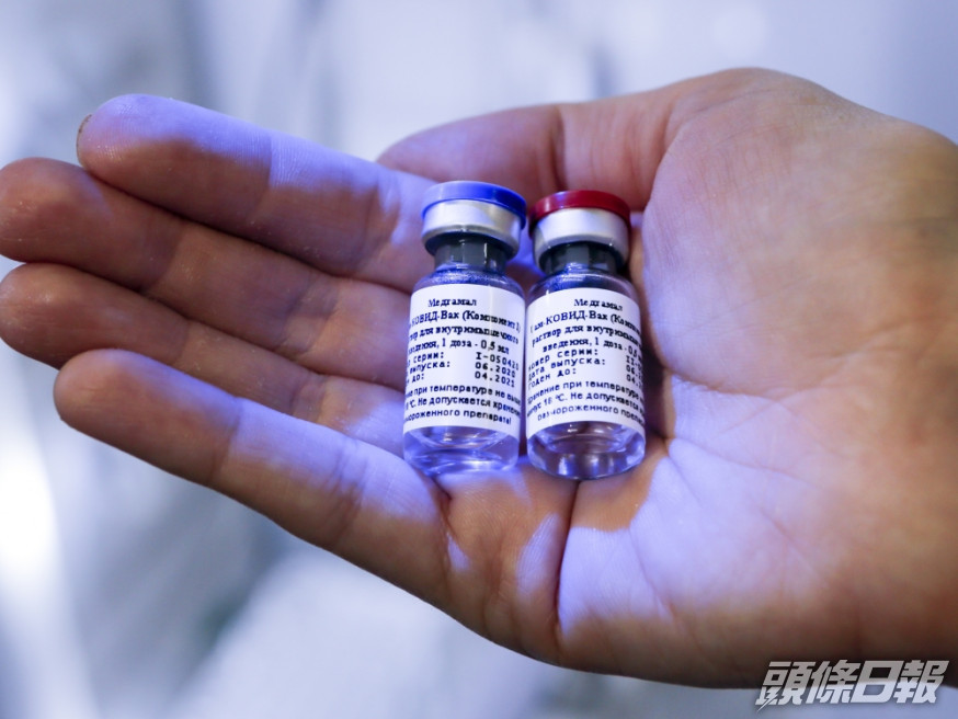 俄衛生部長指兩周內,第一批疫苗將面世。AP圖片