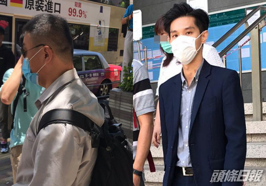 被告黃明偉(左);事主李文瀚(右)。 葉君怡攝