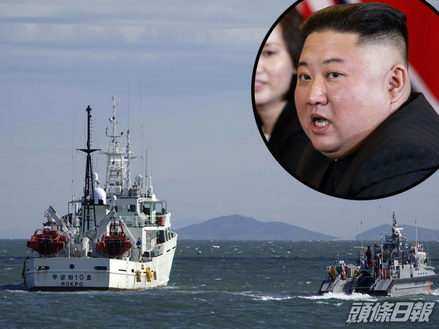 韓國公民在朝鮮水域遭開逾10槍射殺,青瓦台指金正恩已就事件道歉。AP圖片