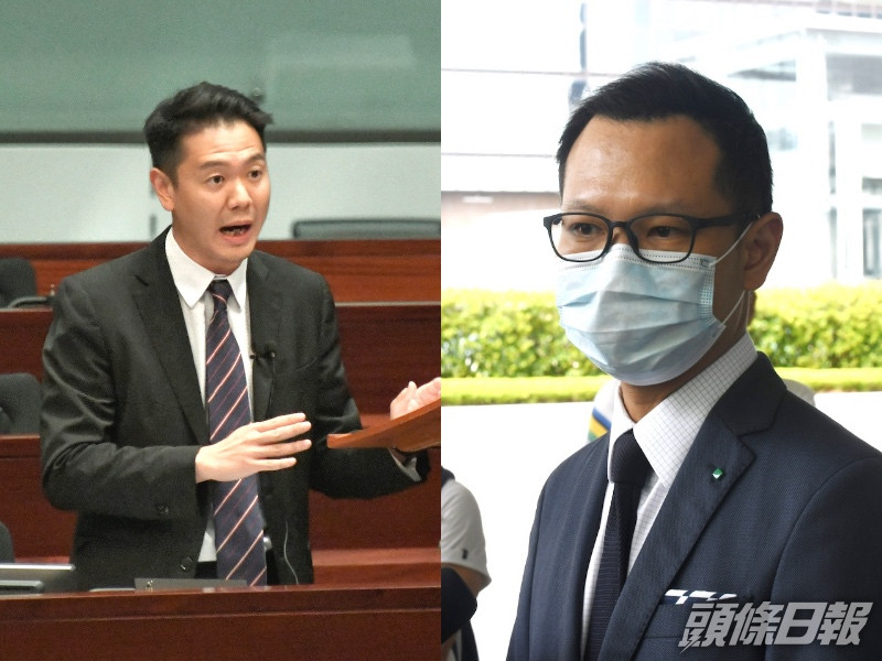 周浩鼎(左)批評郭榮鏗(右)「惡貫滿盈」。資料圖片